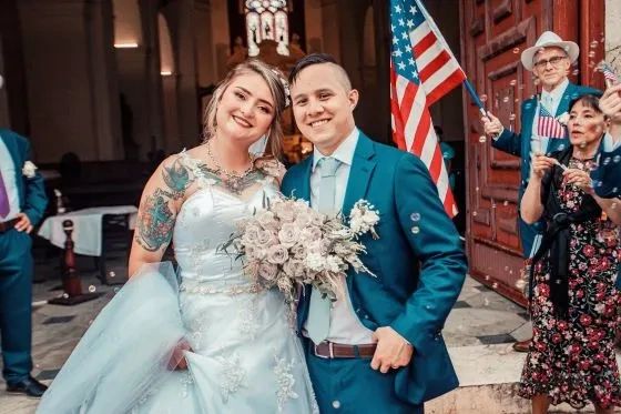 Boda en iglesia, Cartagena